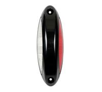 Luce supplementare a 4 Led bianco/rosso, 9/32V - Scocca nero