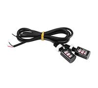 Luce Targa, 2x12V Universale Auto Moto Luce Targa Vite Bullone Luce Lampada per 12V Auto e Moto(Blu)