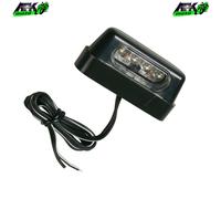 LUCE TARGA A 4 LED BIANCHI ALTA VISIBILITA' SUZUKI GSX-R GSXR 600 750 1000 1300