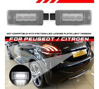 LUCE TARGA A LED BIANCO PER PEUGEOT 208 2008 308 508 3008 5008 CITROEN C3 C4 C5