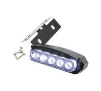 LED illuminazione della targa, STR8, incl. alloggiamento, con omologazione, colore: nero
