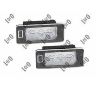 Luce targa bilaterale LED L03-210-0006LED ABAKUS per AUDI SKODA VW PORSCHE