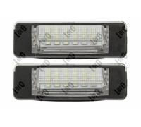 Luce targa bilaterale LED L54-210-0005LED ABAKUS per MERCEDES-BENZ CLASSE C