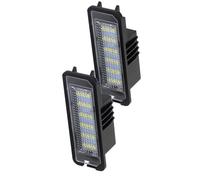 Luce targa Compatibile Con Seat Per Altea 2004-2015 Per Exeo Per Ibiza MK4 2008-2015 2 Pezzi Luce Targa Auto 1K8943021 1J6943021B(Ice Blue)