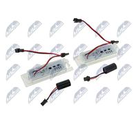 2x Luce targa ELP-PL-000 NTY per OPEL CORSA D Furgone/hatchback CORSA D ASTRA H