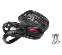 Koso Europe Illuminazione targa LED Curve HD010000 omologata E Nero