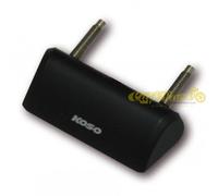Luce targa KOSO MINI LED plastica colore nero opaco omologata
