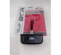 LUCE TARGA LAMPADA OMOLOGATA BCR NERO BCR per HONDA, YAMAHA,KTM,KAWASAKI,APRILIA