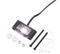 Luce Targa LED mini nero 18x44x12 mm