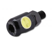 Luce Targa LED, Tondo , Nero, Ø13 MM Con Bulloni M6, Contrassegno E
