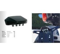 LUCE TARGA A 3 LED BIANCHI FAR VIPER 8001 UNIVERSALE PER MOTO