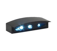 Luce targa micro led, alloggiamento nero
