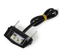 Luce Targa Moto 12V, Omologata E24, 3 LED, Impermeabile, Vis M3 Con Dado, Illumi