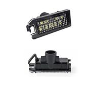 Luce Targa Per FIAT 500 Per 500e 2013-2019 2 Pezzi Senza Errori 6000K LED Luci Targa Lampade OEM# 68228927AA(9SMD)