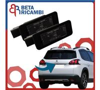 Luce Targa Placchetta Posteriore Per Peugeot 2008 I 208 I 308 II Coppia