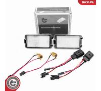 Luce targa Sx per MAN PORSCHE SEAT VW ALTEA XL AMAROK BEETLE CADDY CAYENNE CRAFT