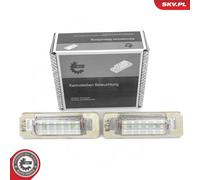 Luce targa Sx per MERCEDES-BENZ 124 190