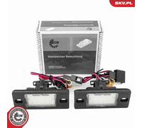 Luce targa Sx per PORSCHE SKODA VW BORA CAYENNE FABIA GOLF PASSAT TIGUAN TOUAREG