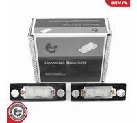 Luce targa Sx per SKODA VW CADDY GOLF PLUS JETTA MULTIVAN PASSAT POLO SUPERB TOU