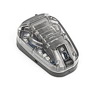Luce Tattica per Casco, Luce di Segnalazione Impermeabile, Lampada Coccinella, Luce di Identificazione per Sport all'Aria Aperta(Black,Blue Light)