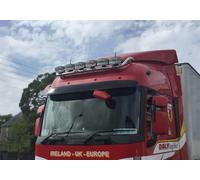 Luce Tettuccio Barra + Pois Lampade + LED per Renault T Range Truck Inox
