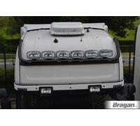 Luce Tettuccio Barra + Slim LED Per Scania Pgr Serie Pre 2009 topline Steel Nero