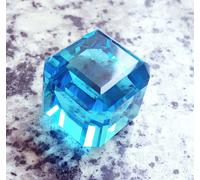 Luce Topazio Blu Loose Gemma 146.40 KT Certificato Con Omaggio