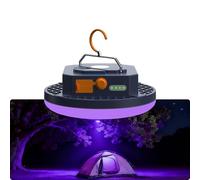 Luce Ultravioletta Torcia UV con Lampada LED da Campeggio Ricaricabile USB 9900mAh UV LED per Tenda Escursionismo, Pesca, Emergenza, Campeggio,Rilevatore di Urina di Cane/Gatto