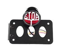 Luce universale con attacco laterale per moto con staffa