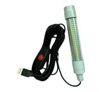 Luce USB per pesca subacquea, ricaricabile 5 V LED lampada per attirare Crappie, per Shad, e calamari (- 126 - luce verde)