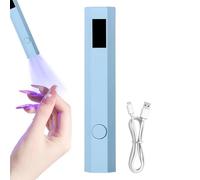 Luce UV a mano per unghie Asciugatore, Display LED, 2 Timer, Portatile, A