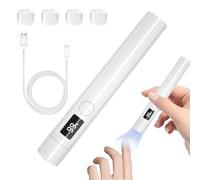 Luce UV LED Portatile Per Unghie In Gel - Asciugatore Wireless USB, Polimerizzazione Efficace | Lampada Per Unghie In Gel Compatta Con Display LED, Ricaricabile, Veloce E Comoda Per Manicure Dome