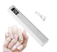 Luce UV per unghie in gel - lampada per unghie mano sostenuta | Piccola lampada per asciugatrice per unghie portatile per smalto gel | Lampada per smalto | Lampada gel LED ricaricabile UV