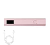 Luce UV per unghie - Penna ricaricabile piccola, leggera display LED | 2 timer asciugatrice colla wireless per donne adesivi professionali attrezzature bellezza oggetto pezzo strumento parte