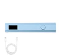 Luce UV Per Unica Unghia: Piccola Lampada LED Ricaricabile, Asciugatrice Per Unghie Compatto, Smalto Gel, Mini Essiccatore Senza Fili, Luce Di Colla Gel Professionale Portatile Con 2 Temporizzazione