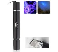 Luce UV torcia Blacklight, lampada di rilevamento muschio gatto luce luce luce funghi veterinario tascabile veterinario veterinario professionale set con magnetico, per analizzare la pelle cane gatto