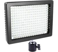Luce video a LED ricaricabile da 100 W compatibile con Canon PowerShot SX420 is - Pannello LED 160, dimmerabile 5600 K - 3200 K, 900 Lux, batteria e caricabatterie rapido inclusi - Kit di