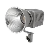Luce Video COB Portatile da 55 W, Luce da Studio LED COB 9000 Lx CRI96 con Controllo App per Registrazione Video Fotografica in Esterni, con Base per Staffa Portatile e Paralume