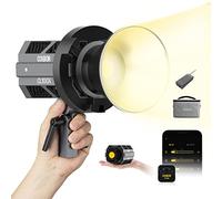 Luce Video, COLBOR CL100X 110W COB Video Light Bicolore 2700K-6500K Illuminazione Continua CRI97+ 10 Effetti di Luce Alluminio LED Lampada con APP Attacco Bowens, Luce-Video-Light-Studio-Monoluci