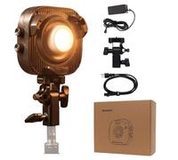 Luce video compatta Amaran Halo 100x LED COB 100W CCT 2.700K - 6.500K Attacco Bowens Luce continua 9 effetti Controllo tramite app per la fotografia, prodotta da Aputure