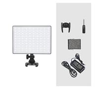 Luce video for fotocamera a LED RGB, batteria opzionale con luce fotografica kit caricabatterie + adattatore CA Per la fotografia in studio(Kit 2)
