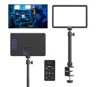 Luce video LED ULANZI K20 Key Light, Pannello LED Professionale per Studio con 600 lumen e 10W, Luce video 28 cm dimmerabile (2500K-9000K), per Youtube/Streaming in Diretta