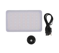 Luce video RGB con 16 modalità RGB e 3 temperature di colore, luce di riempimento LED Ra95+ ad alto CRI per selfie con fotocamera del telefono, luce fotografia tascabile ricaric