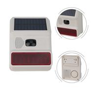 Luce Wireless Flash Strobo Esterno Solare Impermeabile Sirena Wifi Sicurezza Cas