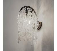 Lucea Applique Grape, nero perla, a 2 luci, vetro cristallo Lucea