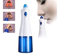 LUCEAE Electric Nasal Irrigator Portable Nose Cleaning Machine 300Ml Nasal Wash Cleaner with Two Spouts for Adults Children Prevent Allergic Rhinitis Pot Nasal Rinse