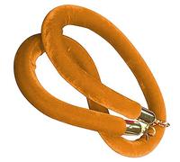 LUCEAE Lunghe Corde da 50-500 cm Di Velluto per Velluto, Barriera Al Centro Commerciale/Scuola/Aeroporti in Coda Della Coda, Corda ad Ostacoli Di Controllo Della Folla a Monte/Gold/400Cm/13.1Ft