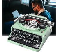 LUCEAE Modelli di macchine da scrivere manuali, macchine da scrivere, pulsanti flessibili scrittura a mano chiara, regalo da collezione retrò letterario, macchina da scrivere creativa retrò con piena