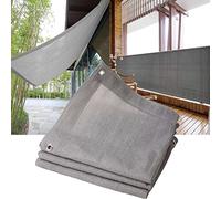 LUCEAE Reti Di Ombreggiatura 1X2,5M 1,5X3,5M 2X4,5 M Maglie a Rete Reti Traspirante 90% Tela da Sole Tonalità Uv Resistente Alla Cima Del Giardino Del Balcpergolato/Grey/1.5 * 5M