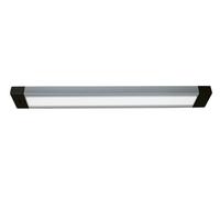 Luceco Barra LED sotto mobile, piatta, finitura argento, 60 cm, 14 W, 1000 lm, 4000 K